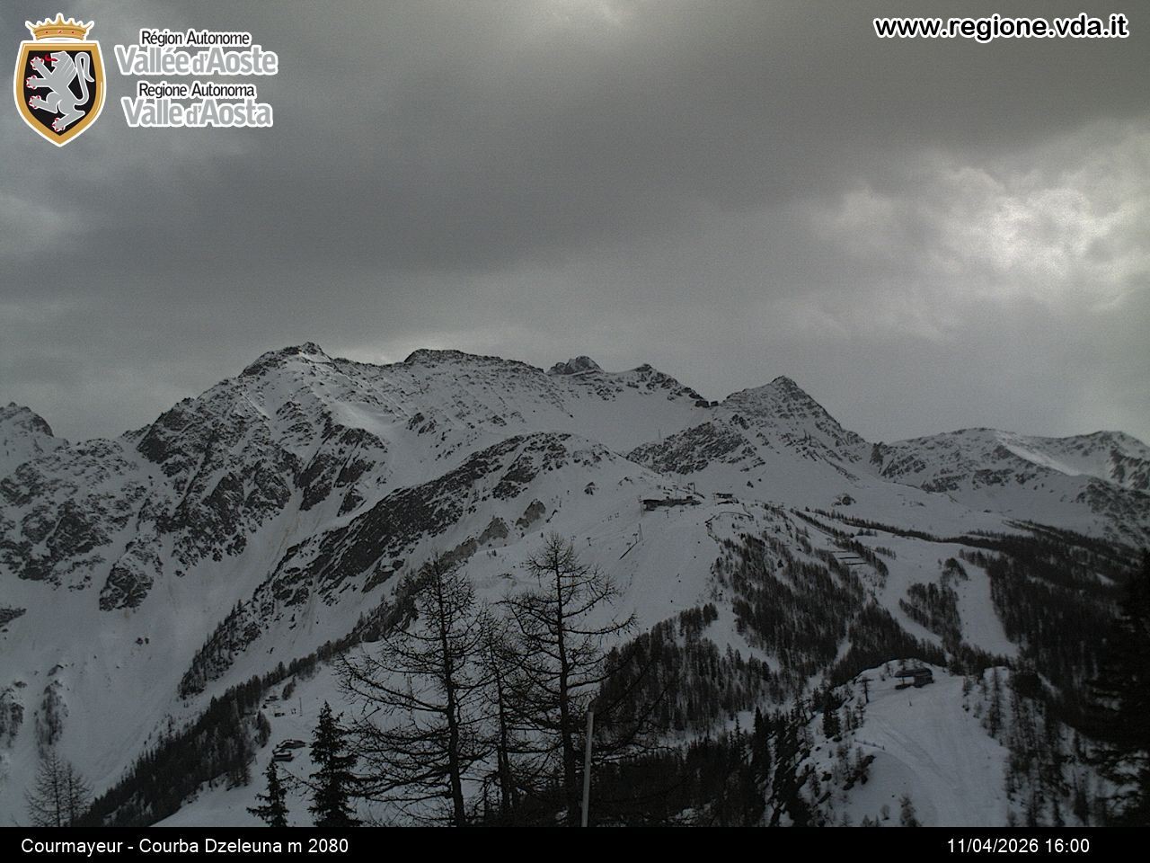 Archiv Foto Webcam Courmayeur im Aostatal