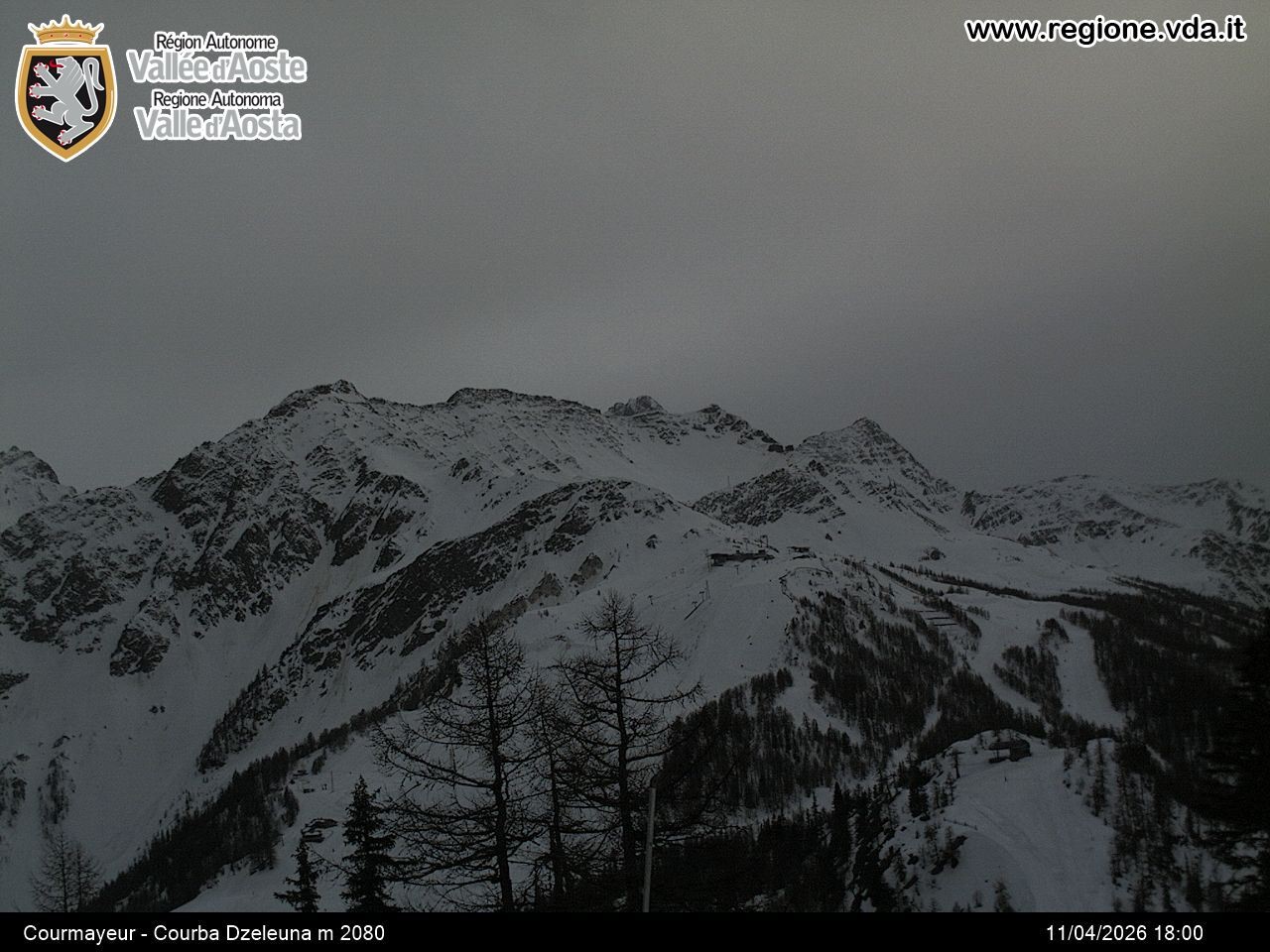 Archiv Foto Webcam Courmayeur im Aostatal