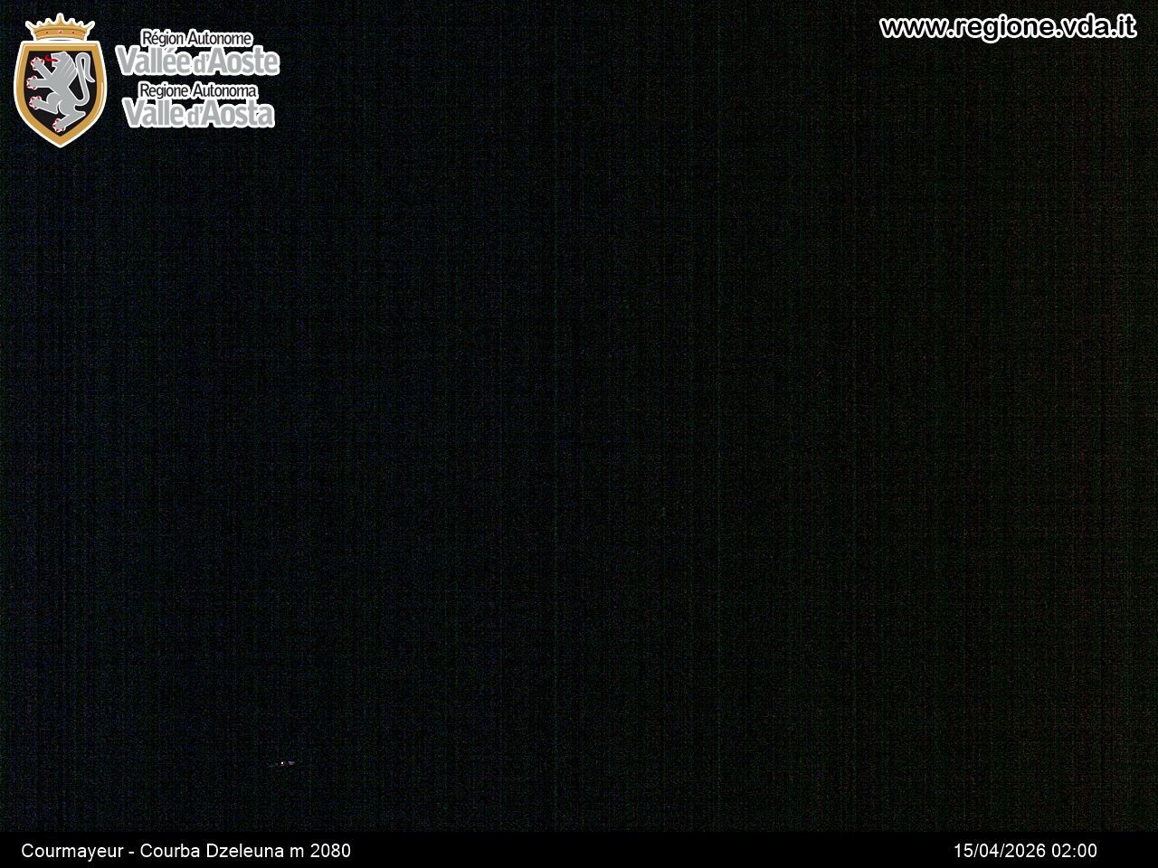 Archived image Webcam Courmayeur in the Aosta Valley