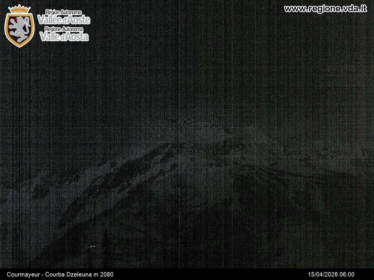 Archived image Webcam Courmayeur in the Aosta Valley