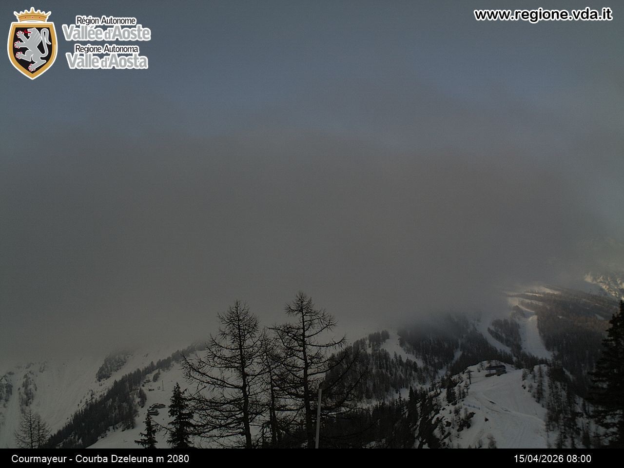 Archived image Webcam Courmayeur in the Aosta Valley