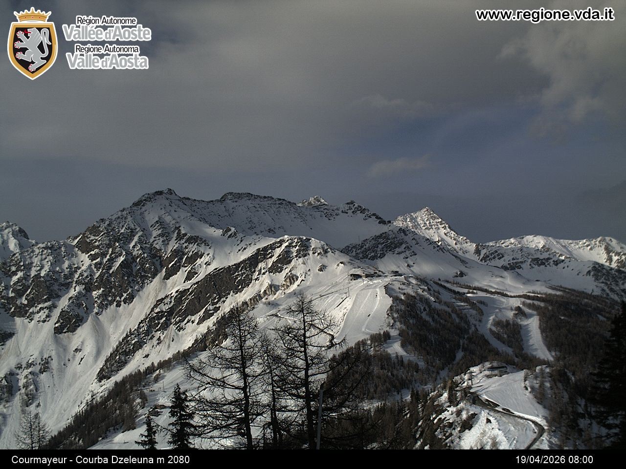 Archiv Foto Webcam Courmayeur im Aostatal