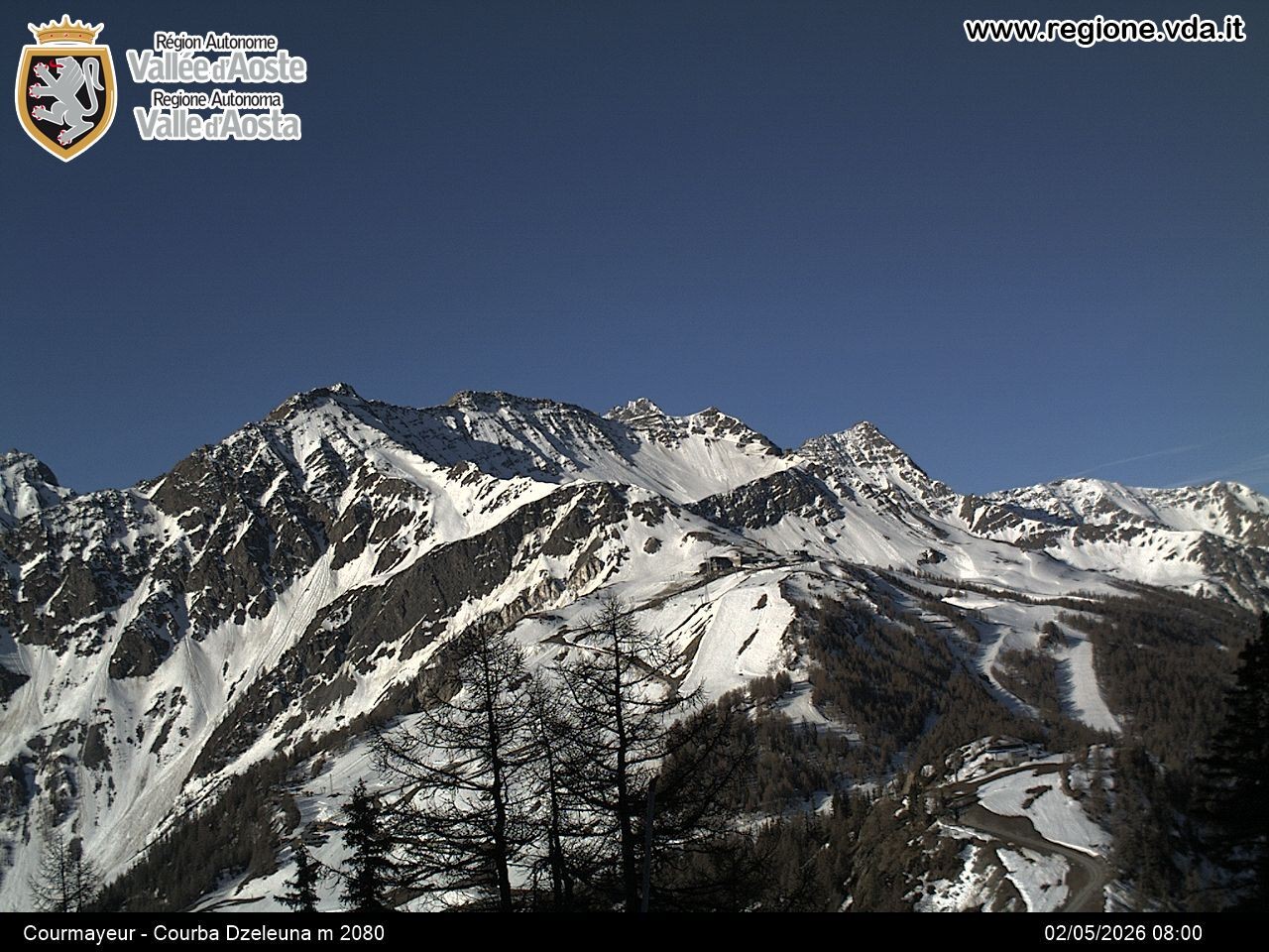 Archiv Foto Webcam Courmayeur im Aostatal