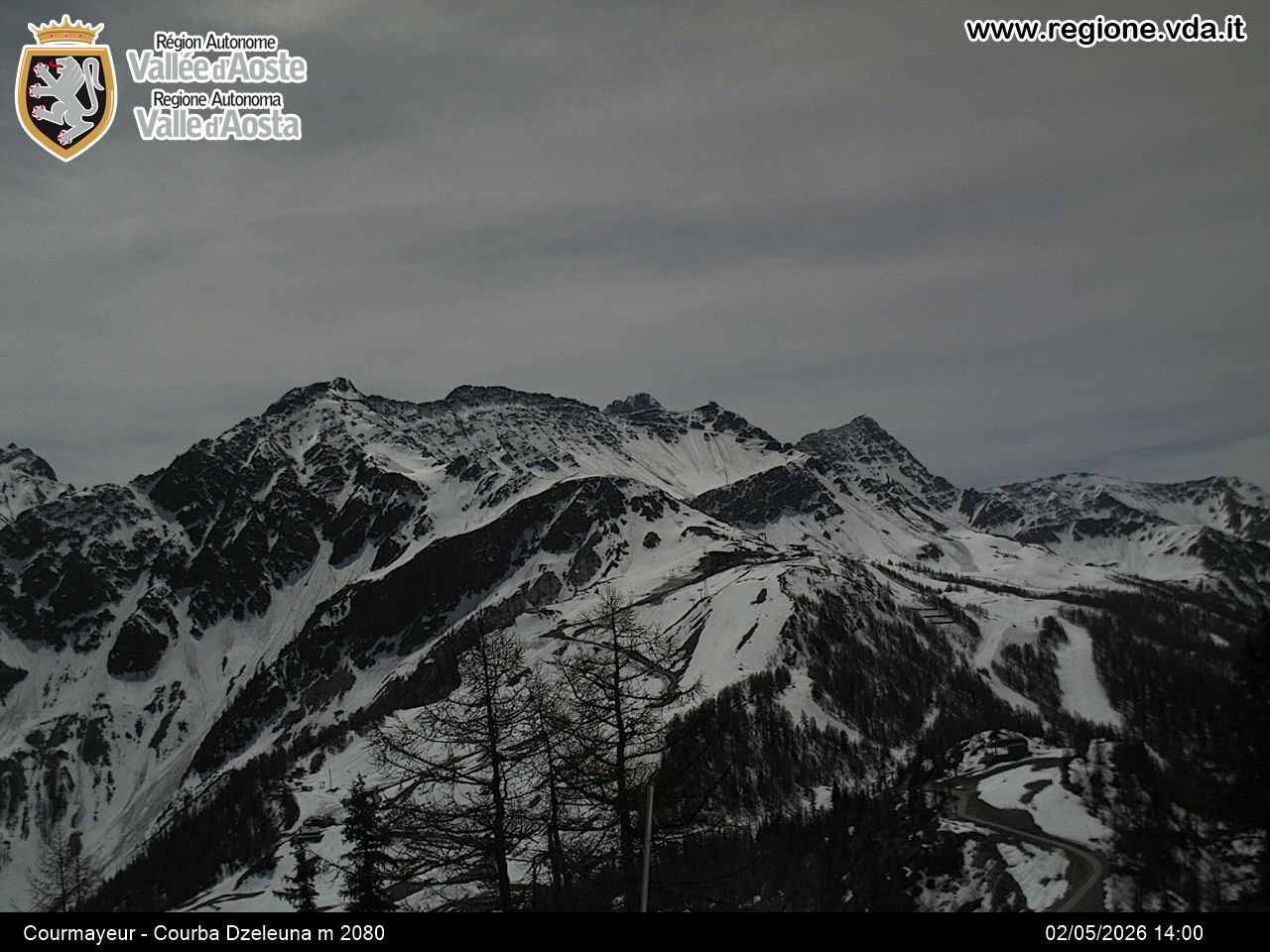 Archiv Foto Webcam Courmayeur im Aostatal
