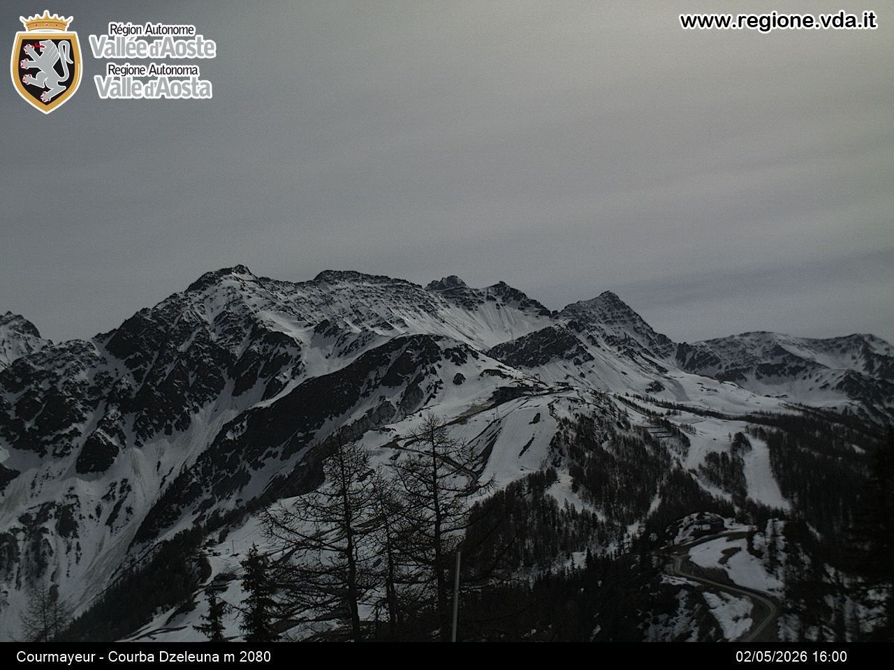 Archiv Foto Webcam Courmayeur im Aostatal