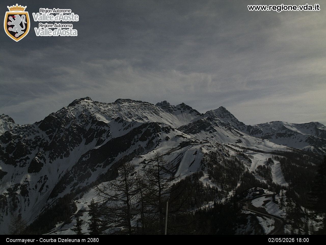 Archiv Foto Webcam Courmayeur im Aostatal