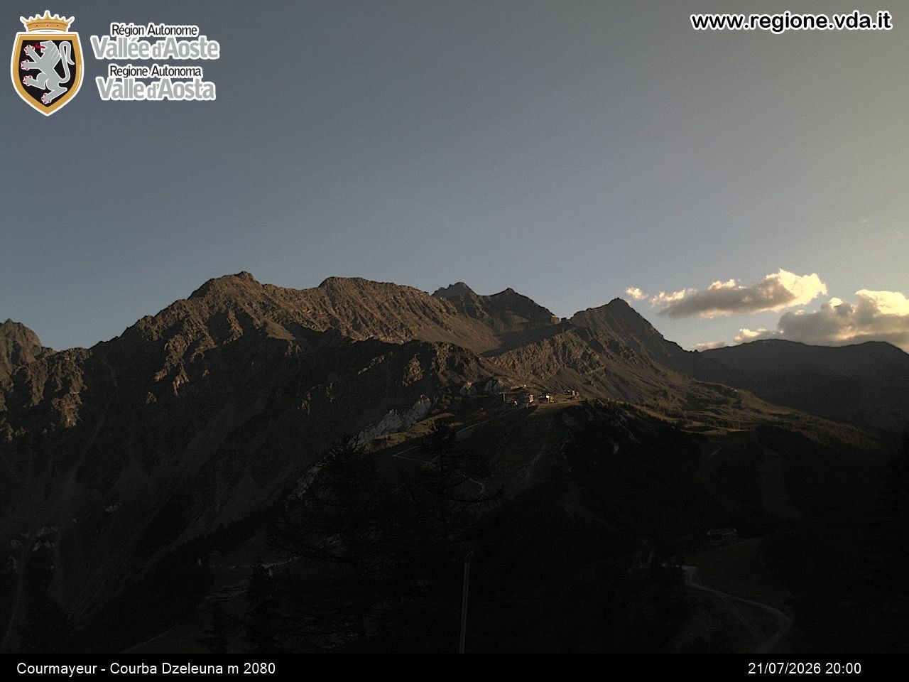 Archiv Foto Webcam Courmayeur im Aostatal