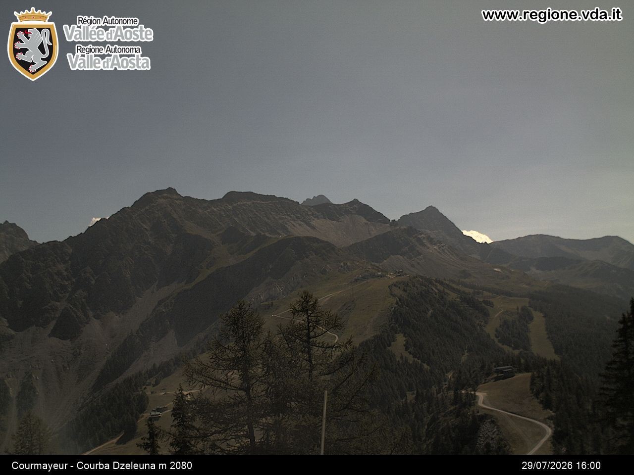 Archiv Foto Webcam Courmayeur im Aostatal