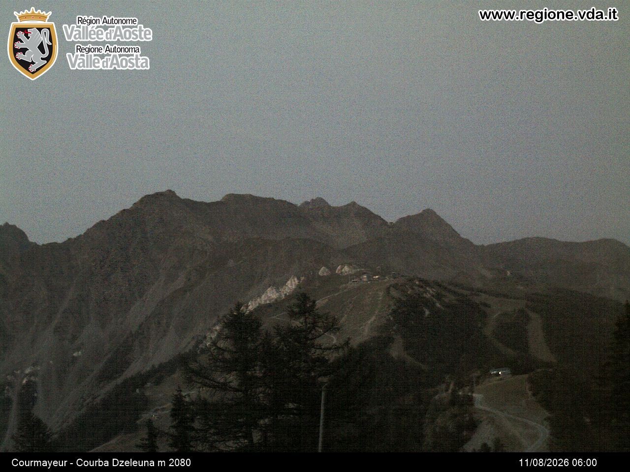 Archiv Foto Webcam Courmayeur im Aostatal