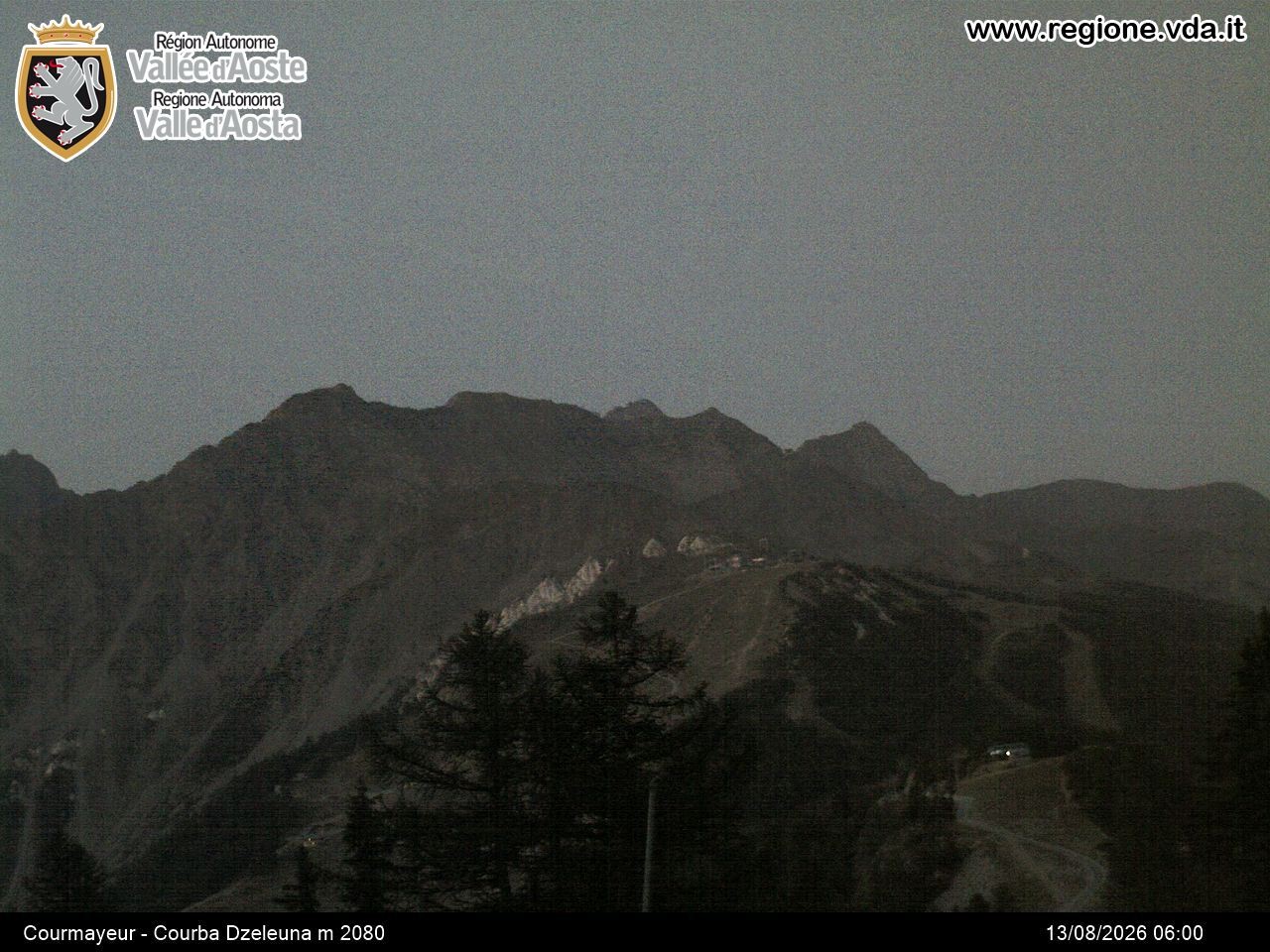 Archiv Foto Webcam Courmayeur im Aostatal