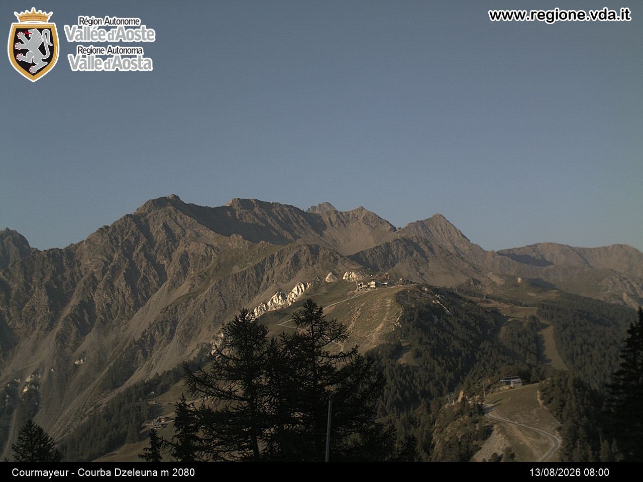 Archiv Foto Webcam Courmayeur im Aostatal