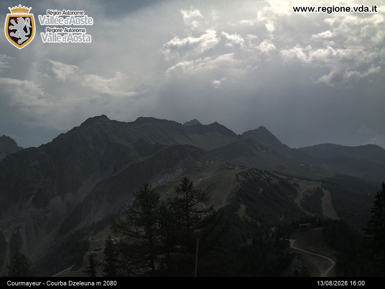 Archiv Foto Webcam Courmayeur im Aostatal