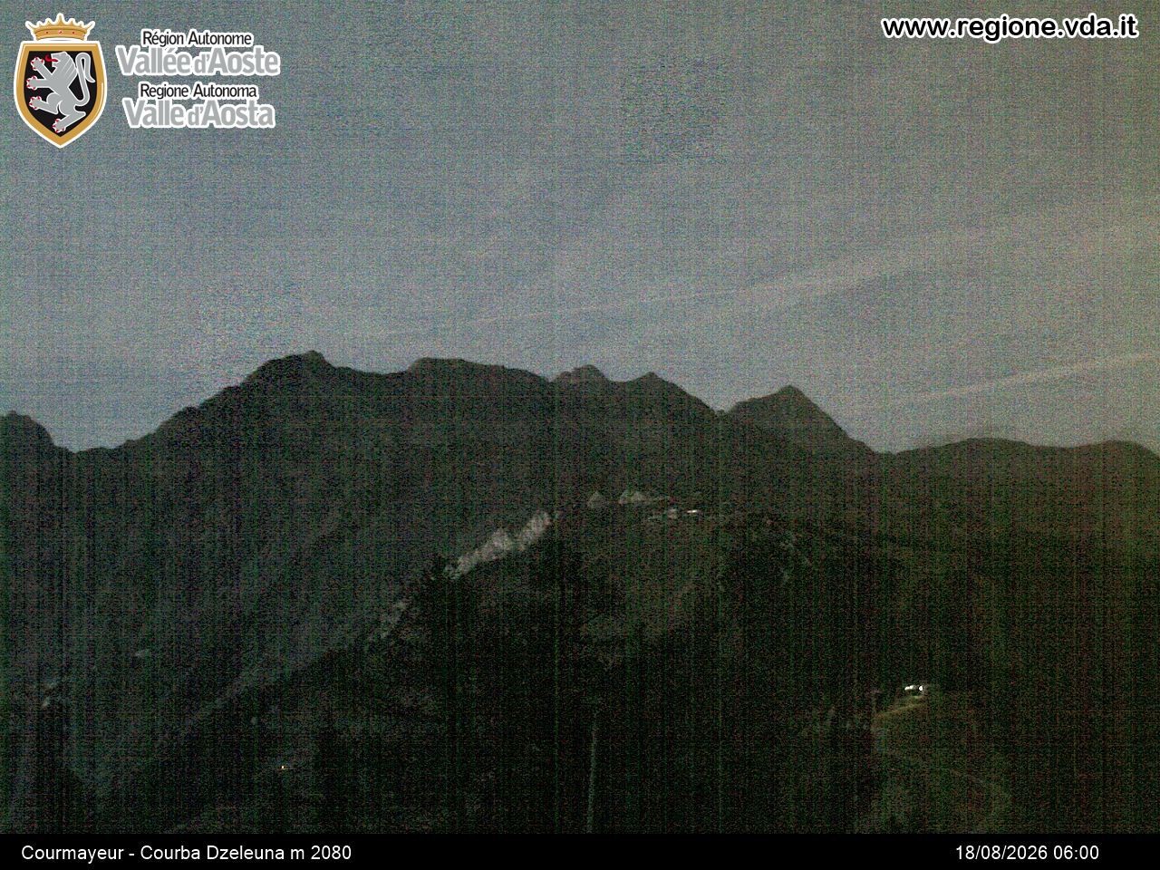 Archiv Foto Webcam Courmayeur im Aostatal
