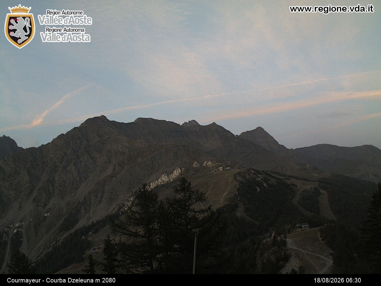 Archiv Foto Webcam Courmayeur im Aostatal