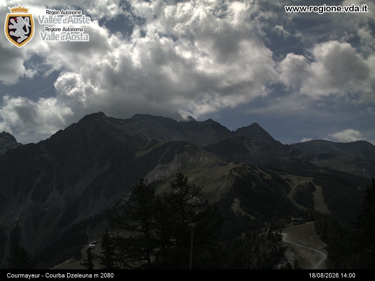 Archiv Foto Webcam Courmayeur im Aostatal