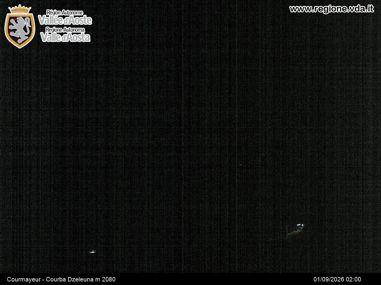 Archived image Webcam Courmayeur in the Aosta Valley