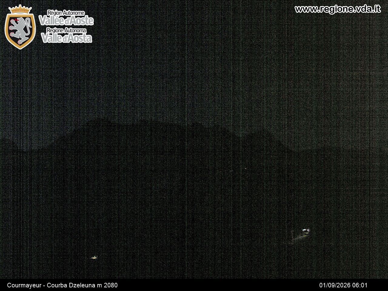 Archived image Webcam Courmayeur in the Aosta Valley
