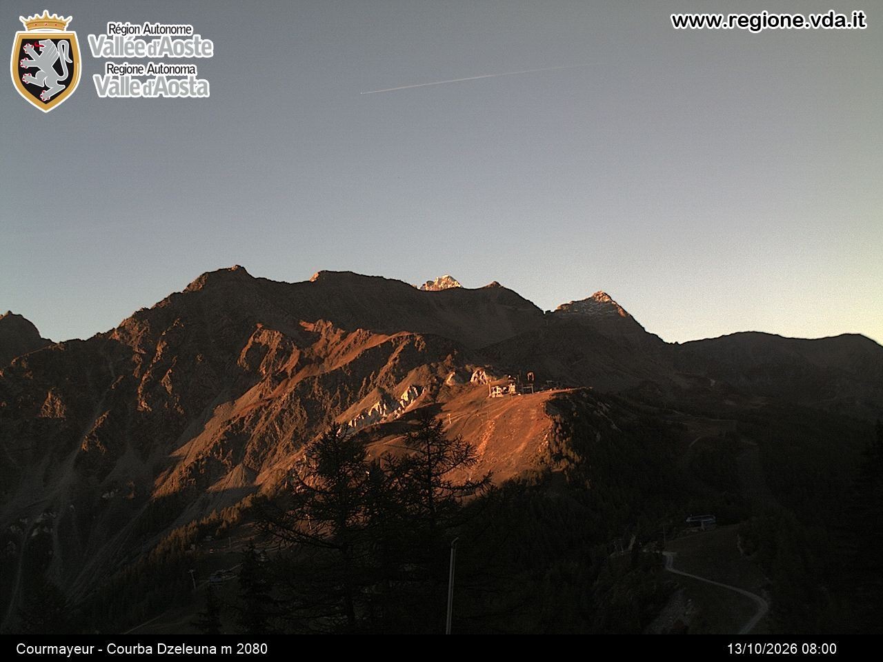 Archiv Foto Webcam Courmayeur im Aostatal