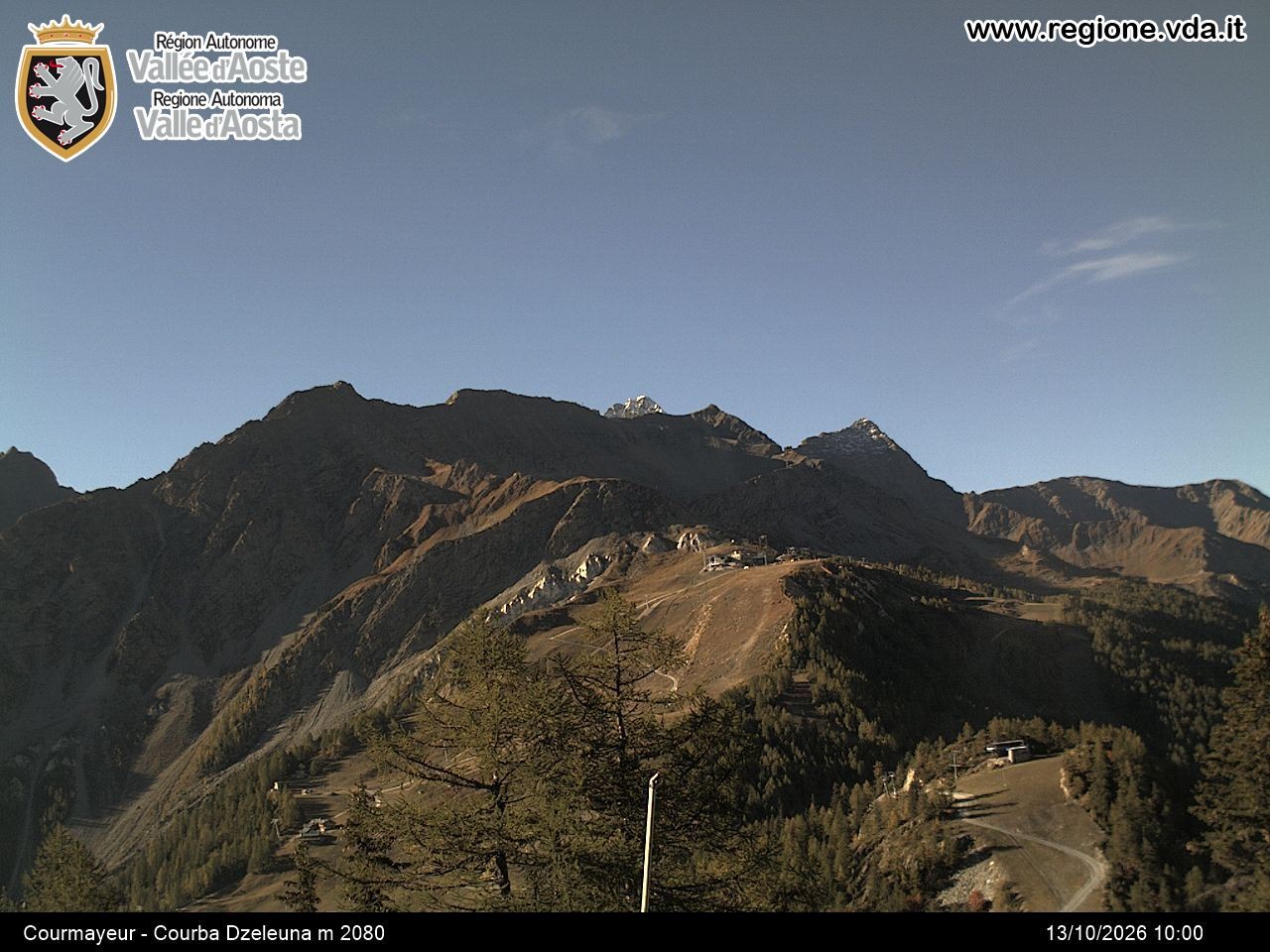 Archiv Foto Webcam Courmayeur im Aostatal
