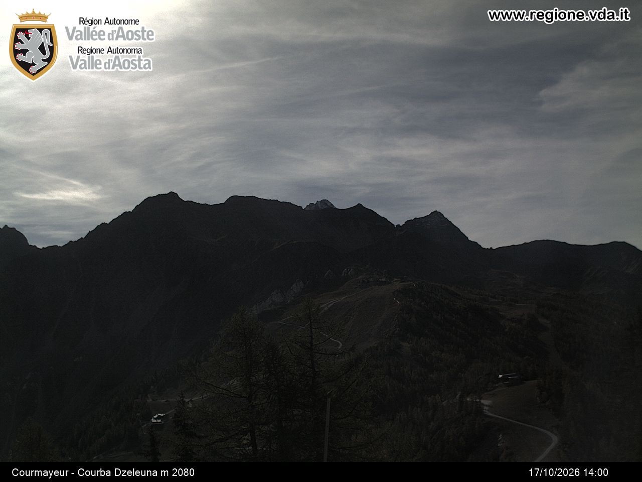 Archived image Webcam Courmayeur in the Aosta Valley