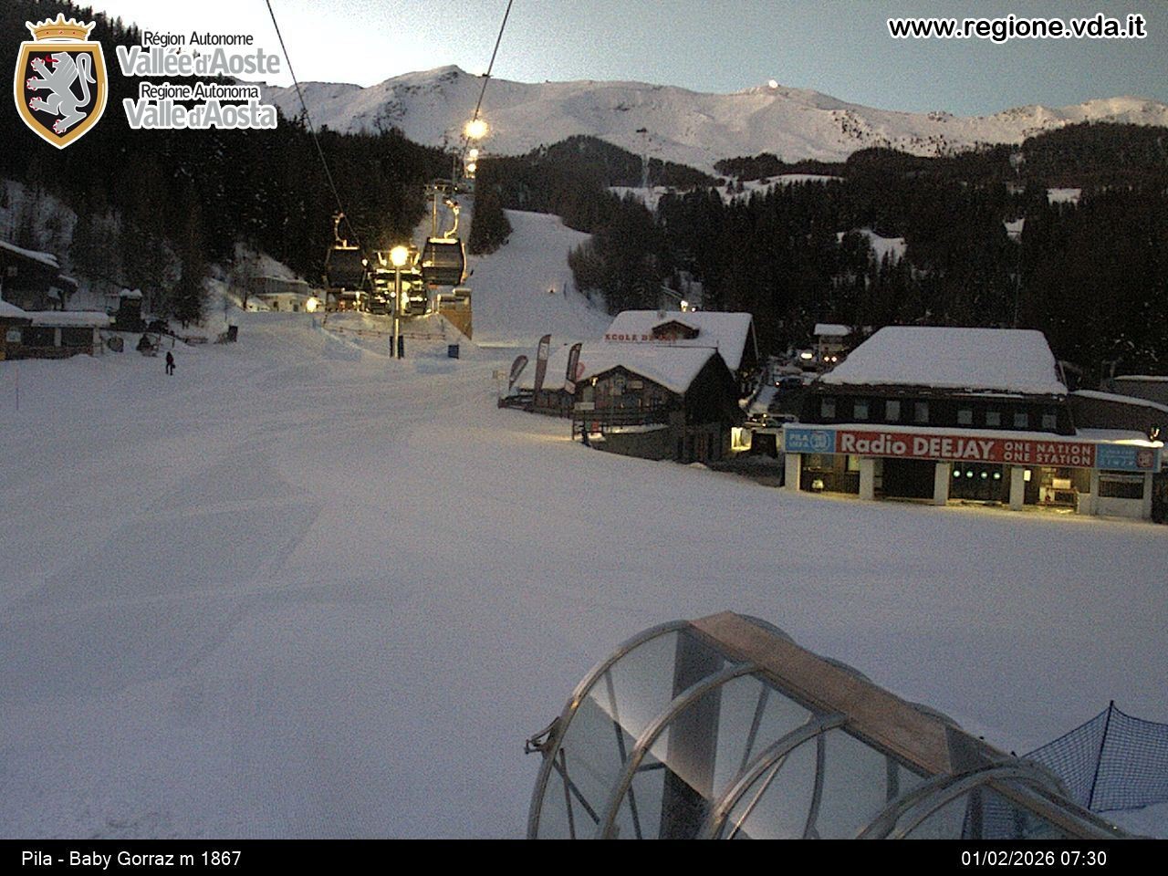 Archived image Webcam mountain station Baby Gorraz, Pila