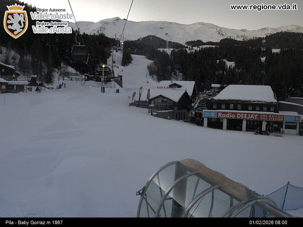 Archived image Webcam mountain station Baby Gorraz, Pila