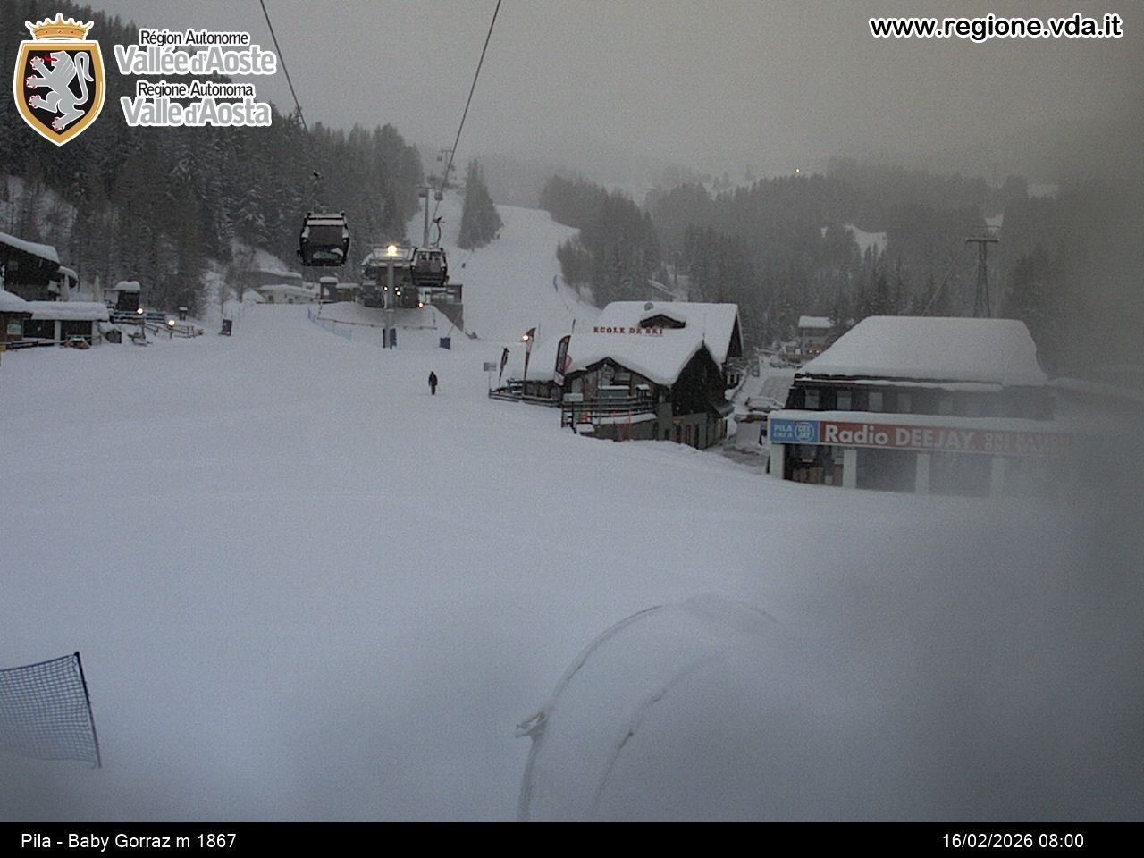 Archiv Foto Webcam Pila, Bergstation Baby Gorraz