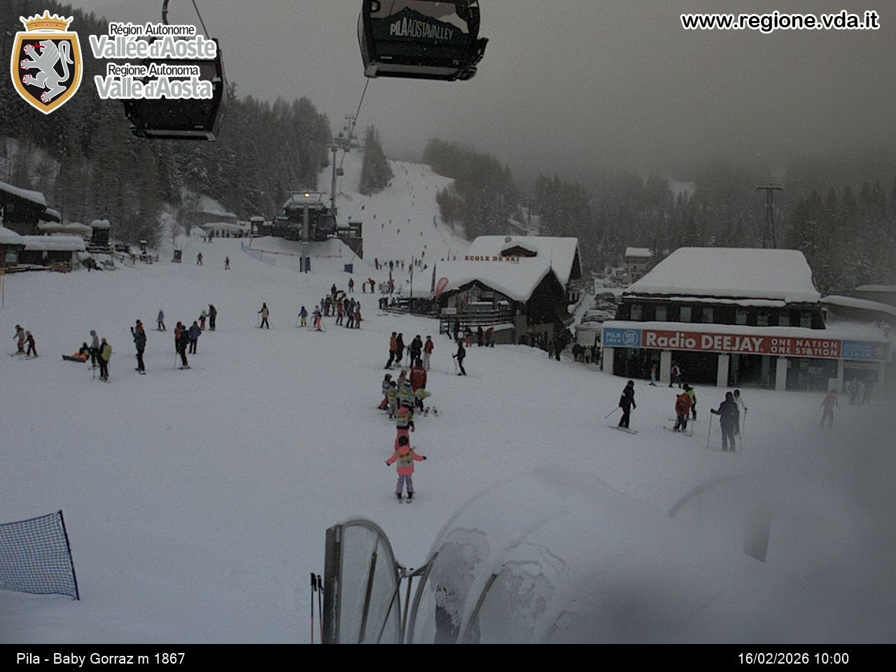 Archiv Foto Webcam Pila, Bergstation Baby Gorraz