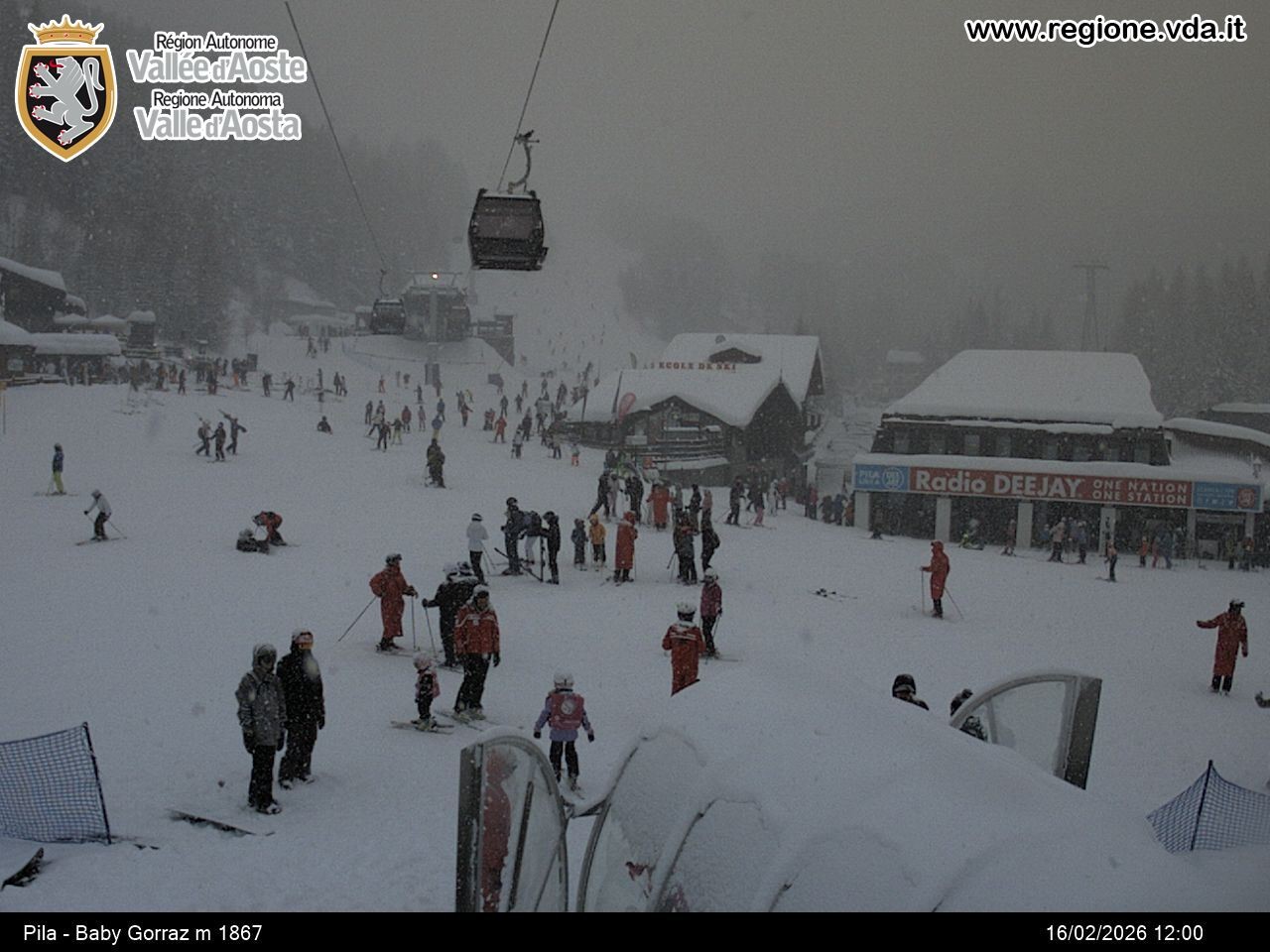 Archiv Foto Webcam Pila, Bergstation Baby Gorraz