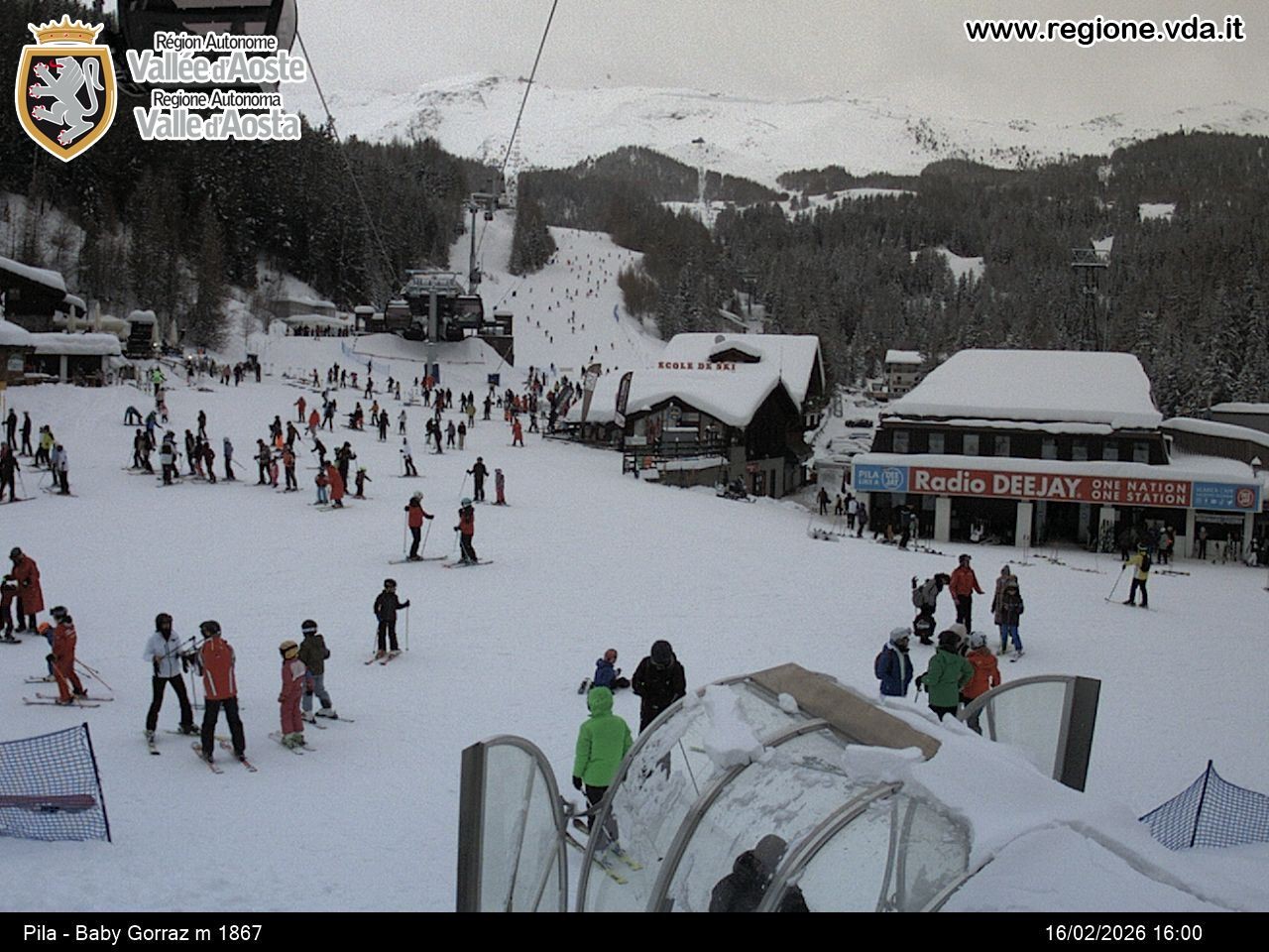 Archiv Foto Webcam Pila, Bergstation Baby Gorraz