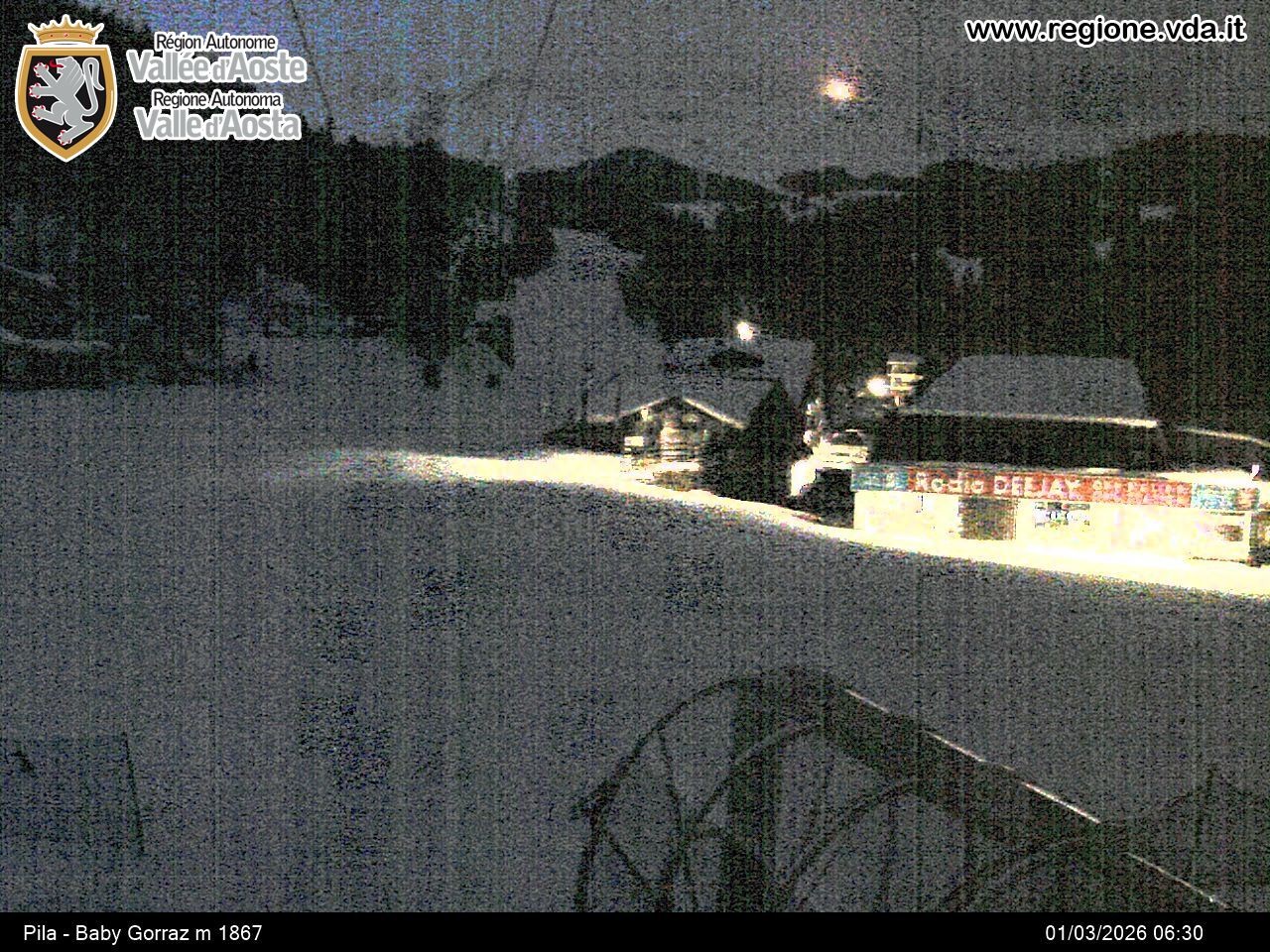 Archived image Webcam mountain station Baby Gorraz, Pila
