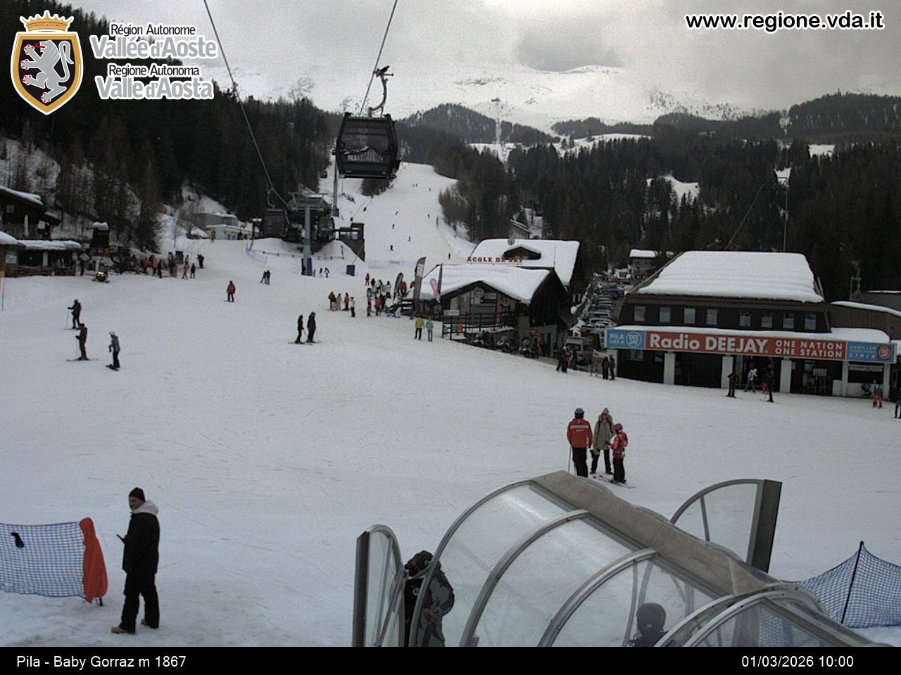 Archived image Webcam mountain station Baby Gorraz, Pila