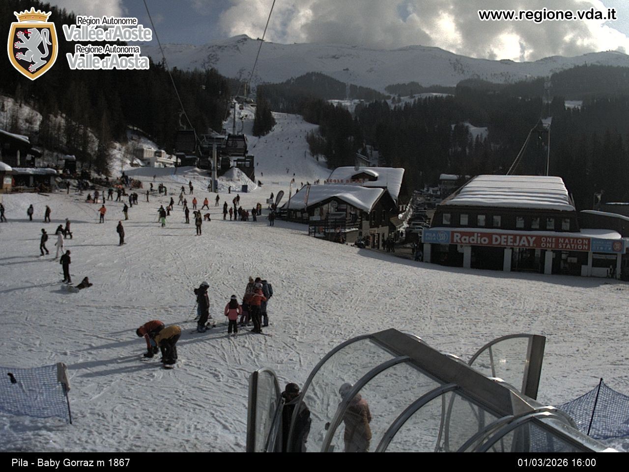 Archived image Webcam mountain station Baby Gorraz, Pila