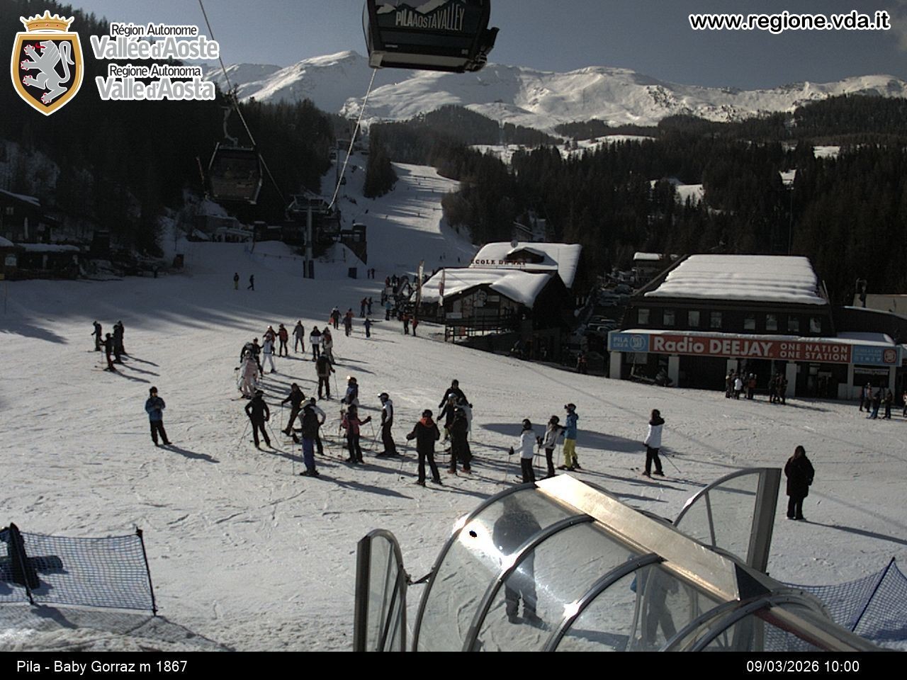 Archiv Foto Webcam Pila, Bergstation Baby Gorraz
