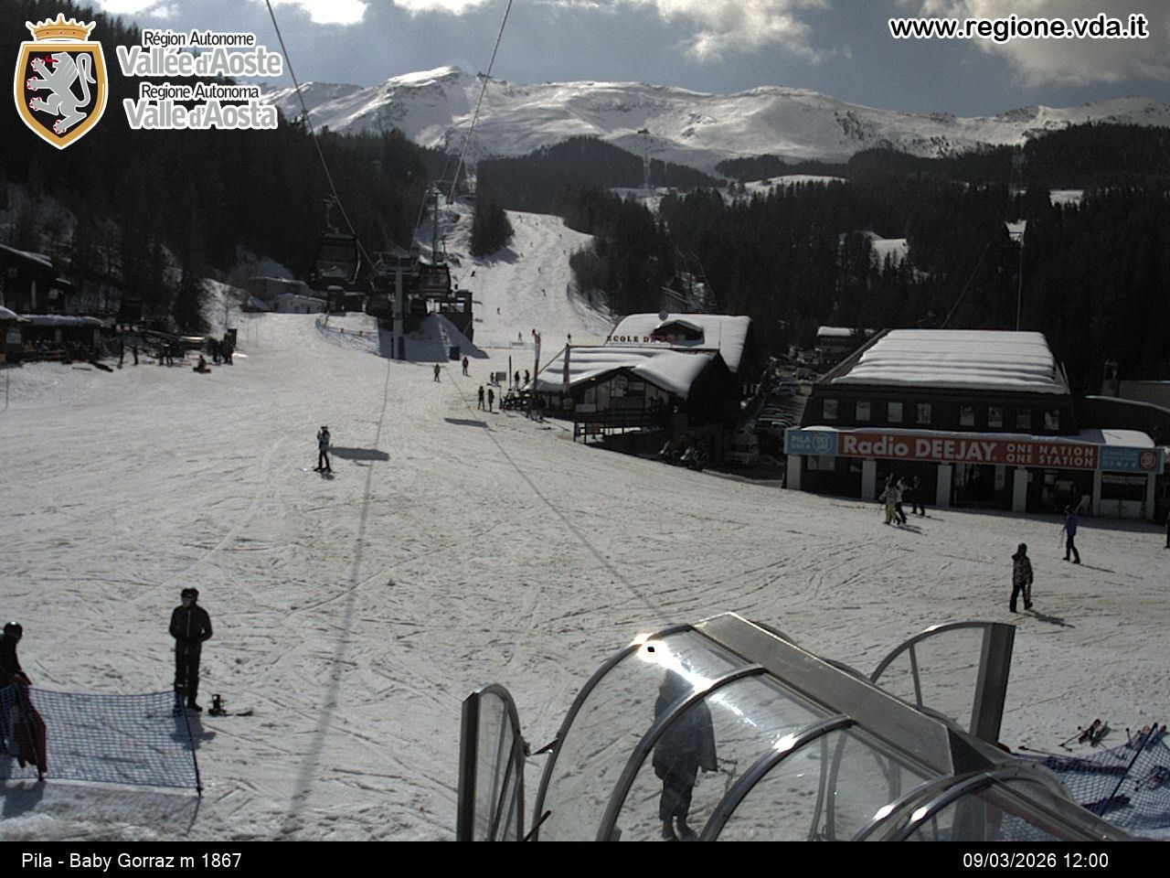 Archiv Foto Webcam Pila, Bergstation Baby Gorraz