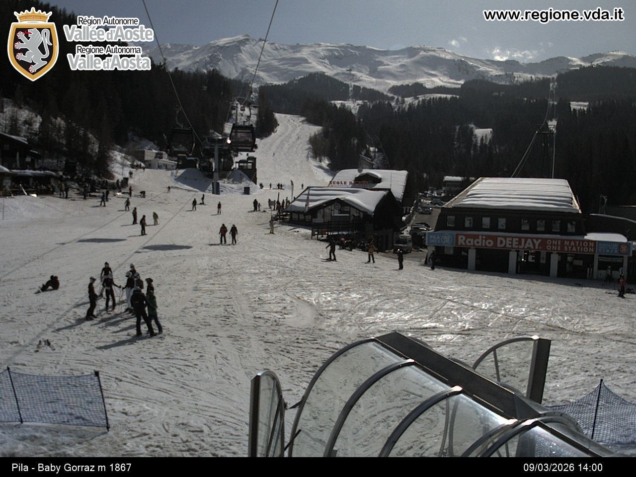 Archiv Foto Webcam Pila, Bergstation Baby Gorraz