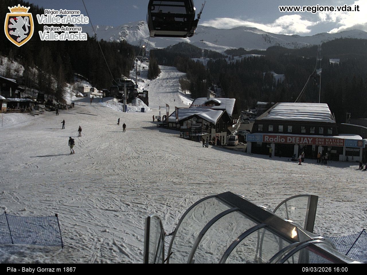 Archiv Foto Webcam Pila, Bergstation Baby Gorraz