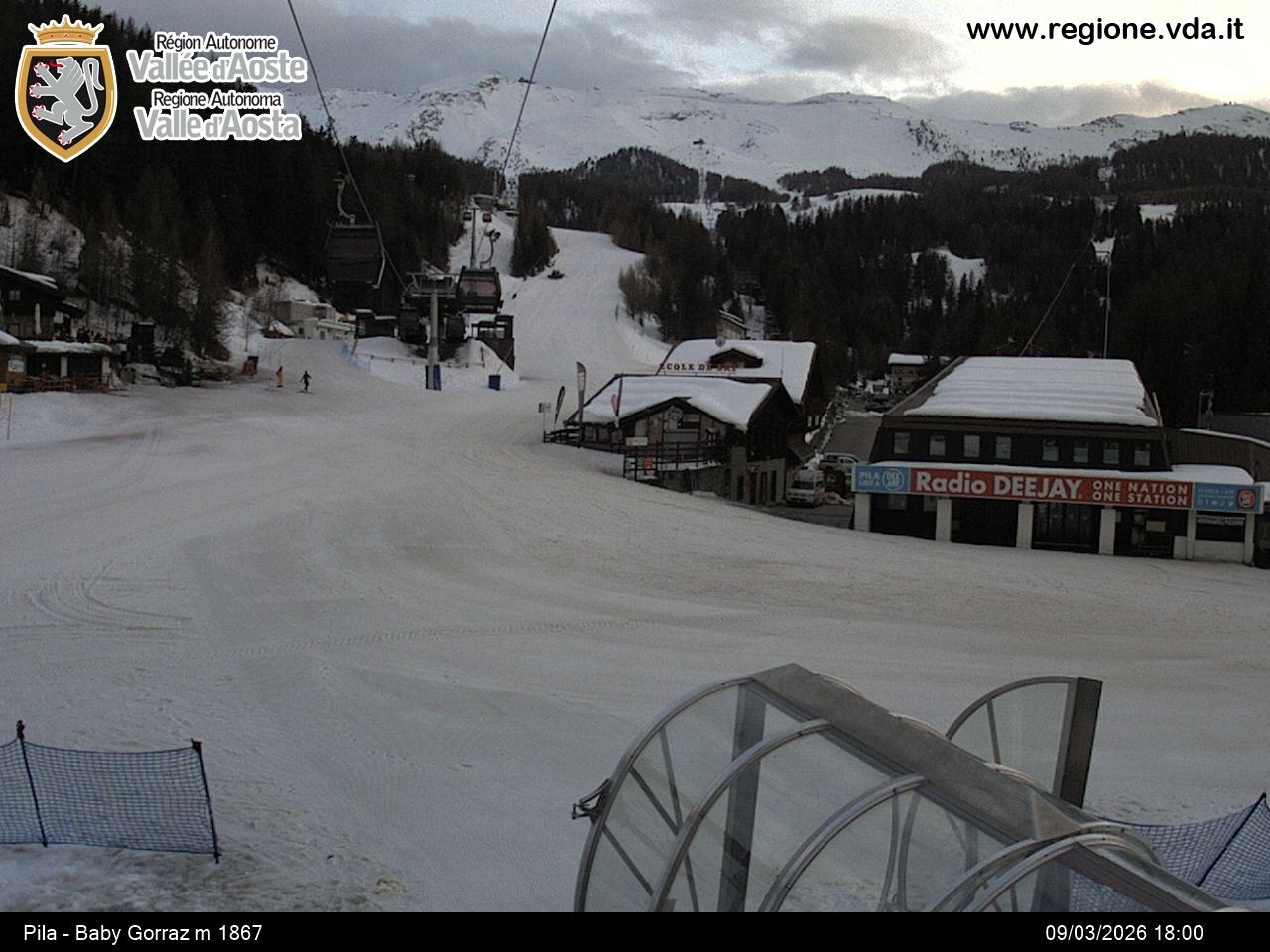 Archiv Foto Webcam Pila, Bergstation Baby Gorraz