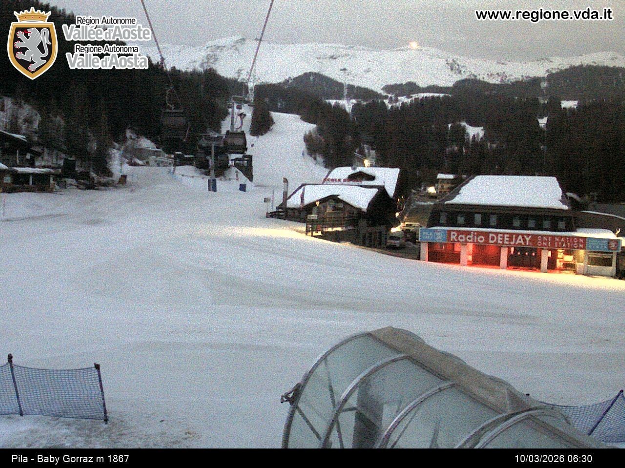 Archiv Foto Webcam Pila, Bergstation Baby Gorraz