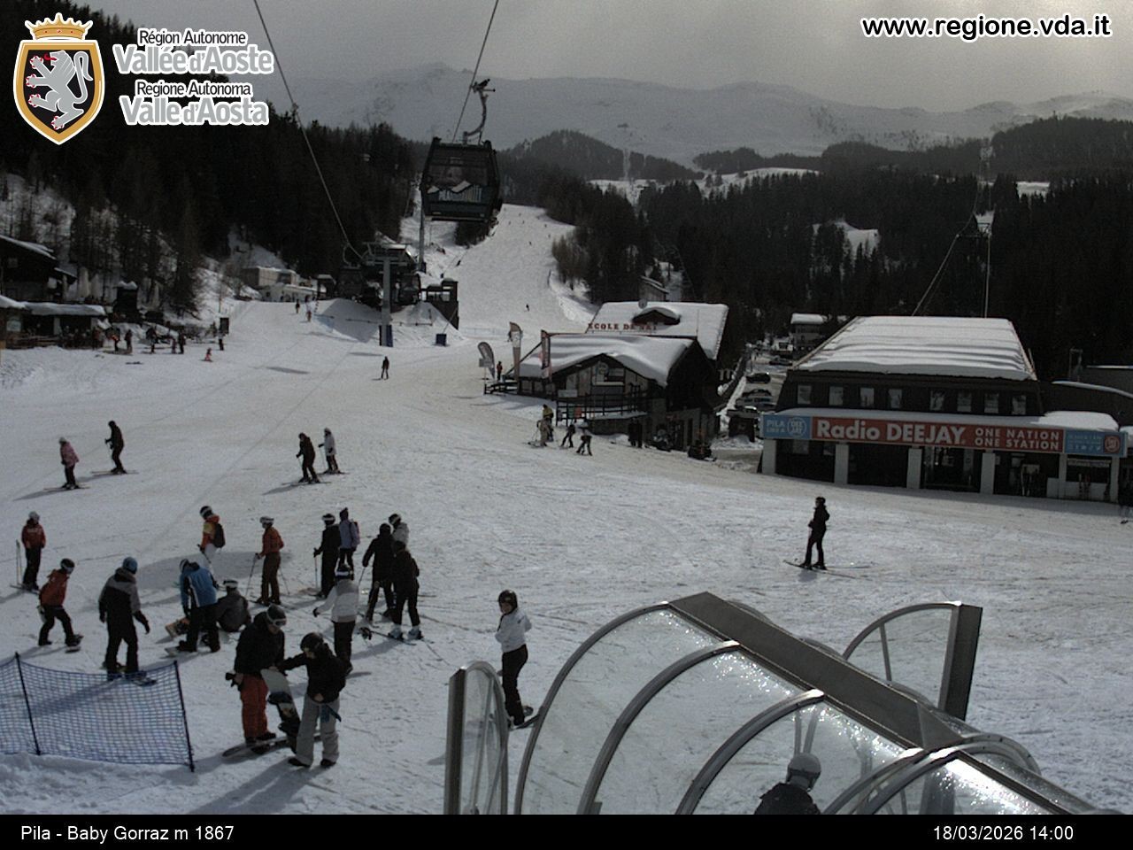 Archived image Webcam mountain station Baby Gorraz, Pila