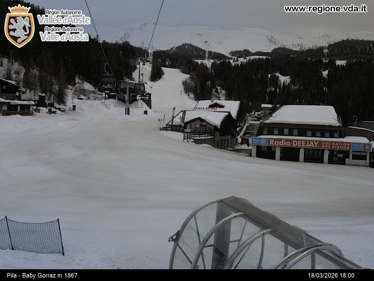 Archived image Webcam mountain station Baby Gorraz, Pila