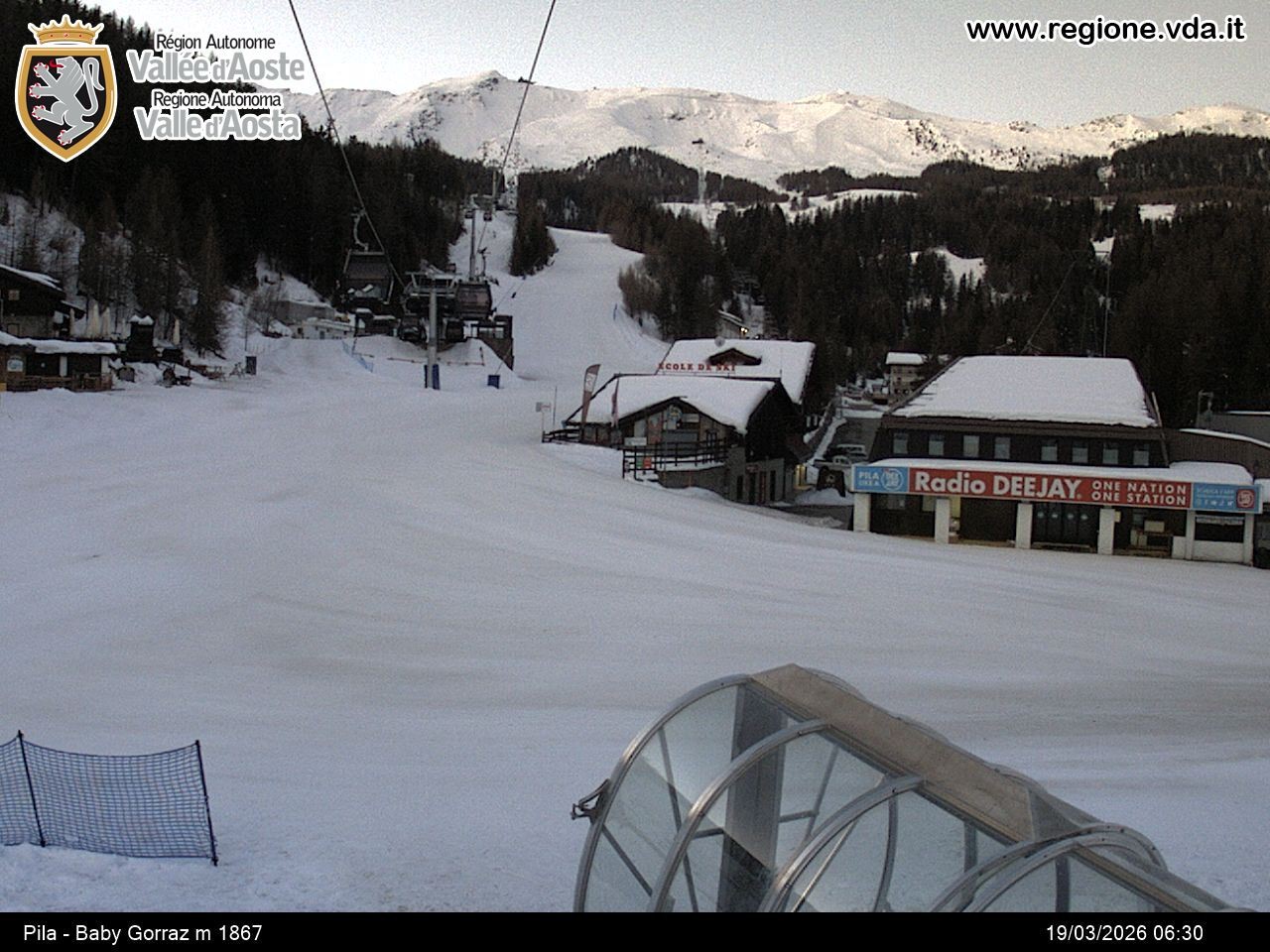 Archiv Foto Webcam Pila, Bergstation Baby Gorraz