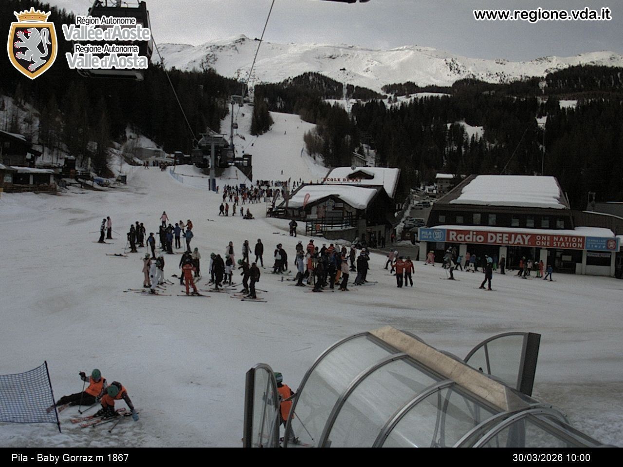 Archiv Foto Webcam Pila, Bergstation Baby Gorraz