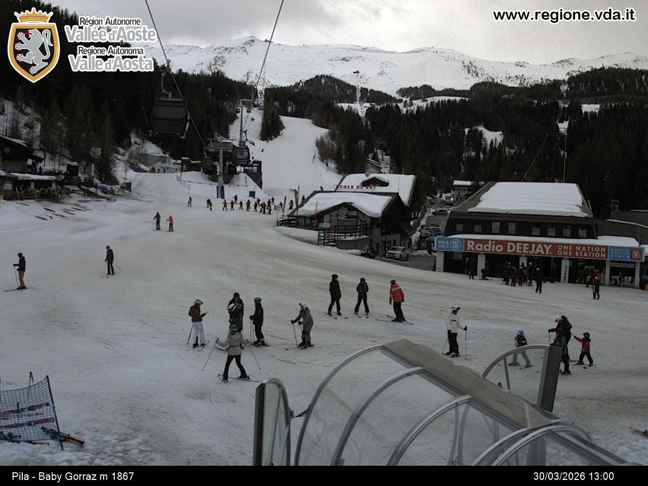 Archiv Foto Webcam Pila, Bergstation Baby Gorraz