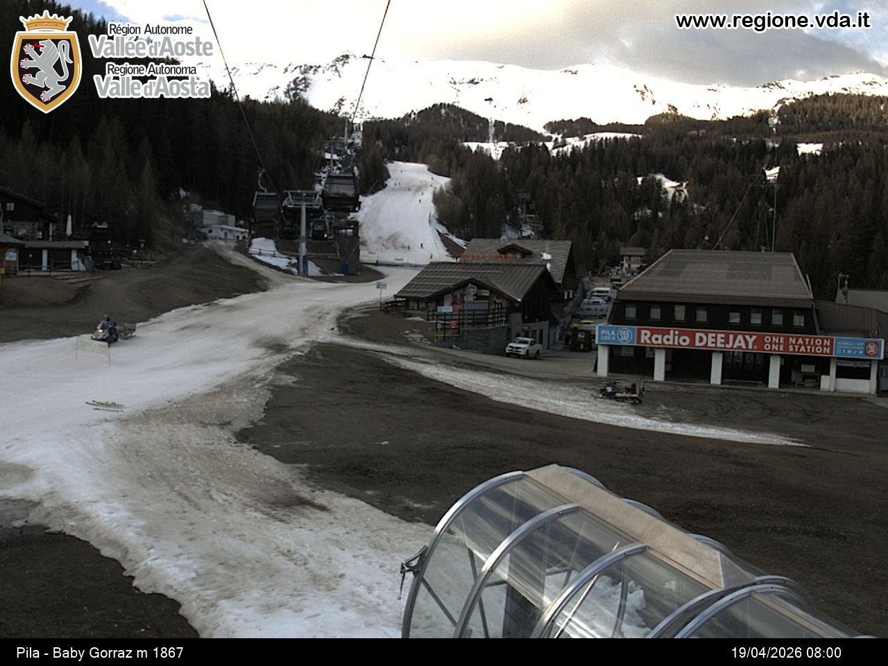Archiv Foto Webcam Pila, Bergstation Baby Gorraz