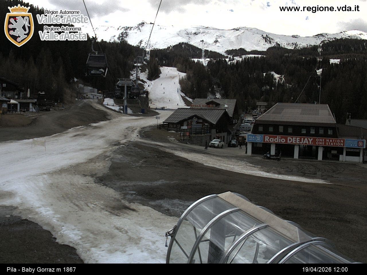 Archiv Foto Webcam Pila, Bergstation Baby Gorraz