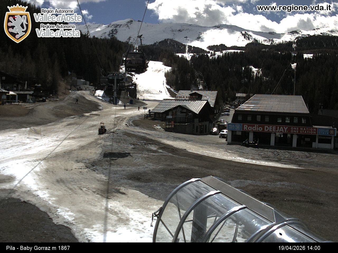 Archiv Foto Webcam Pila, Bergstation Baby Gorraz