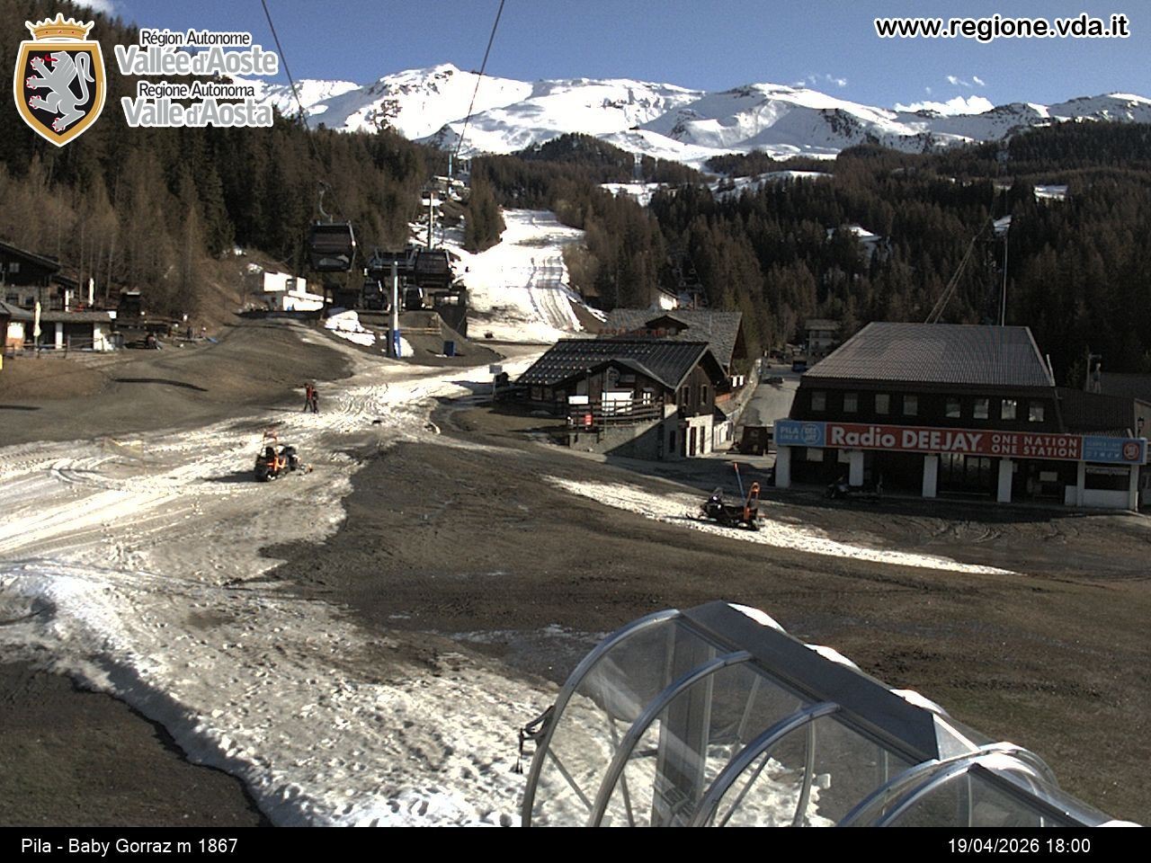 Archiv Foto Webcam Pila, Bergstation Baby Gorraz