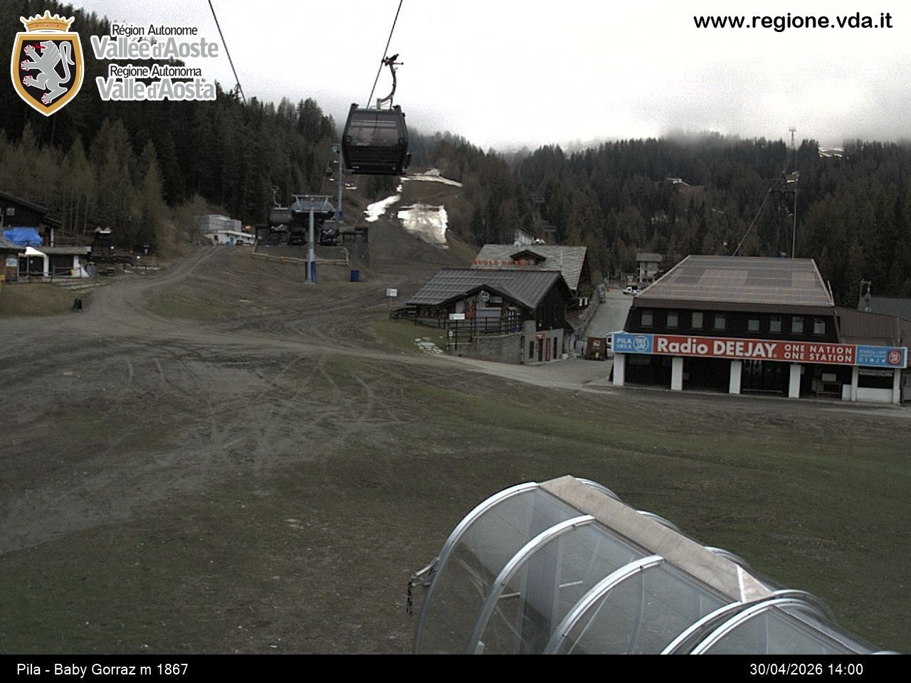 Archived image Webcam mountain station Baby Gorraz, Pila