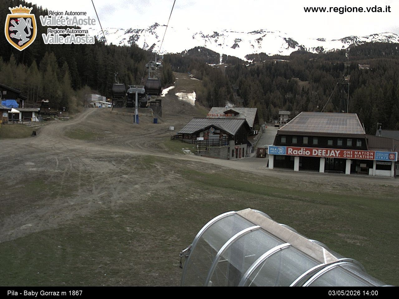 Archived image Webcam mountain station Baby Gorraz, Pila